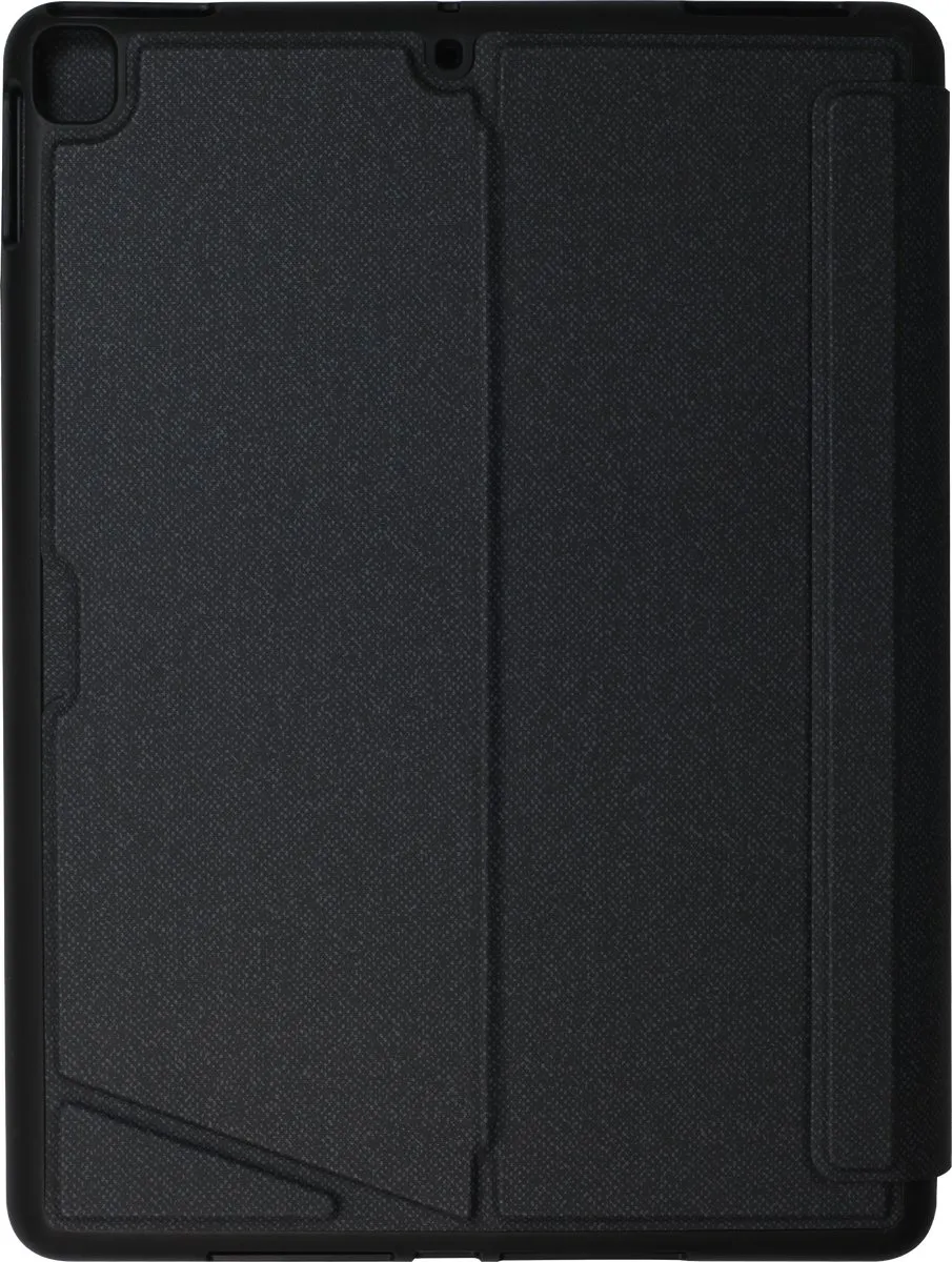 Just in Case Back Cover + Flap iPad 2020/2021 - 10.2" - Zwart