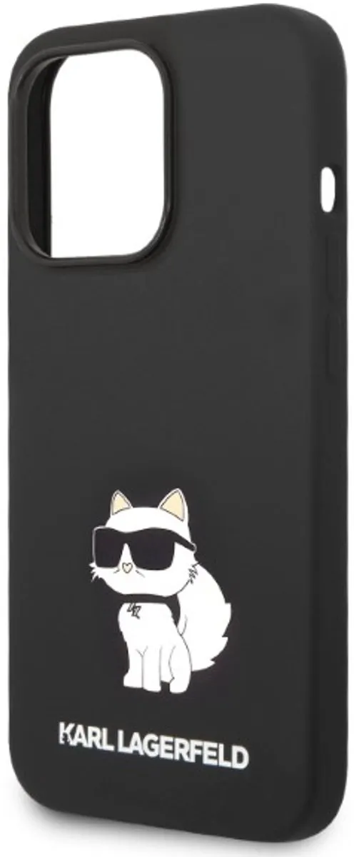Karl Lagerfeld Choupette Hoesje iPhone 14 Pro Max - Zwart