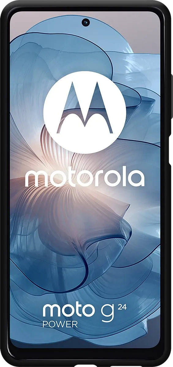 Just in Case Moto G04/G24 Hoesje met Koord - Zwart