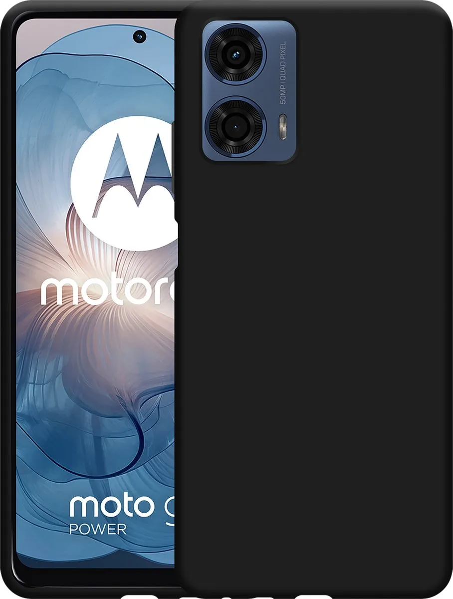 Just in Case Moto G04/G24 Hoesje met Koord - Zwart
