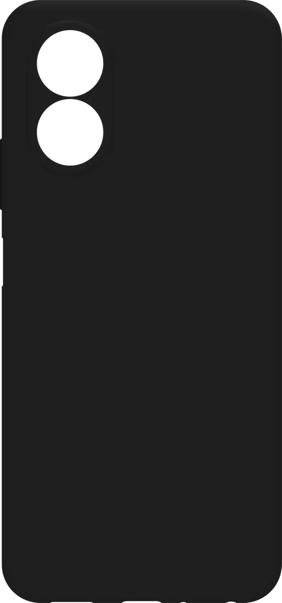Just in Case Hoesje met Koord Oppo A18/A38 - Zwart