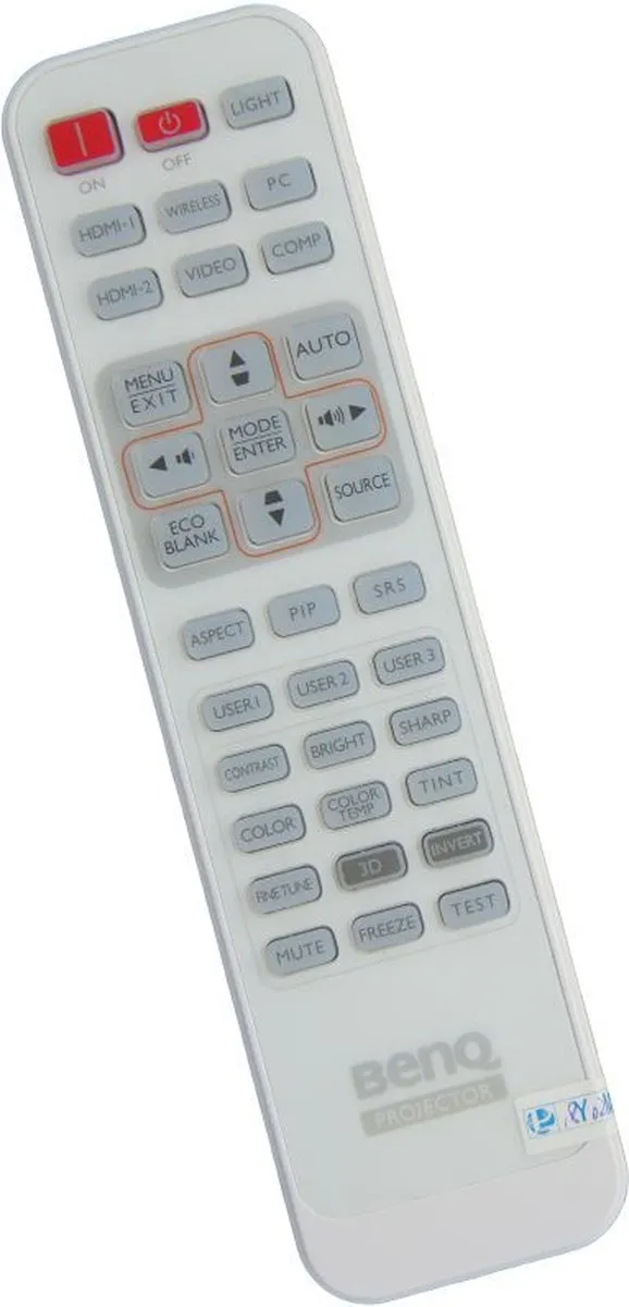 BenQ W6000 Afstandsbediening 5J.J7N06.001