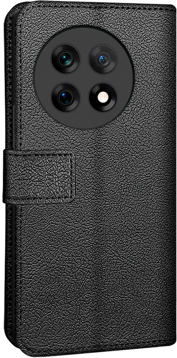 Just in Case Bookcase Classic Hoesje OnePlus 13 - 2 Pasjes - Zwart