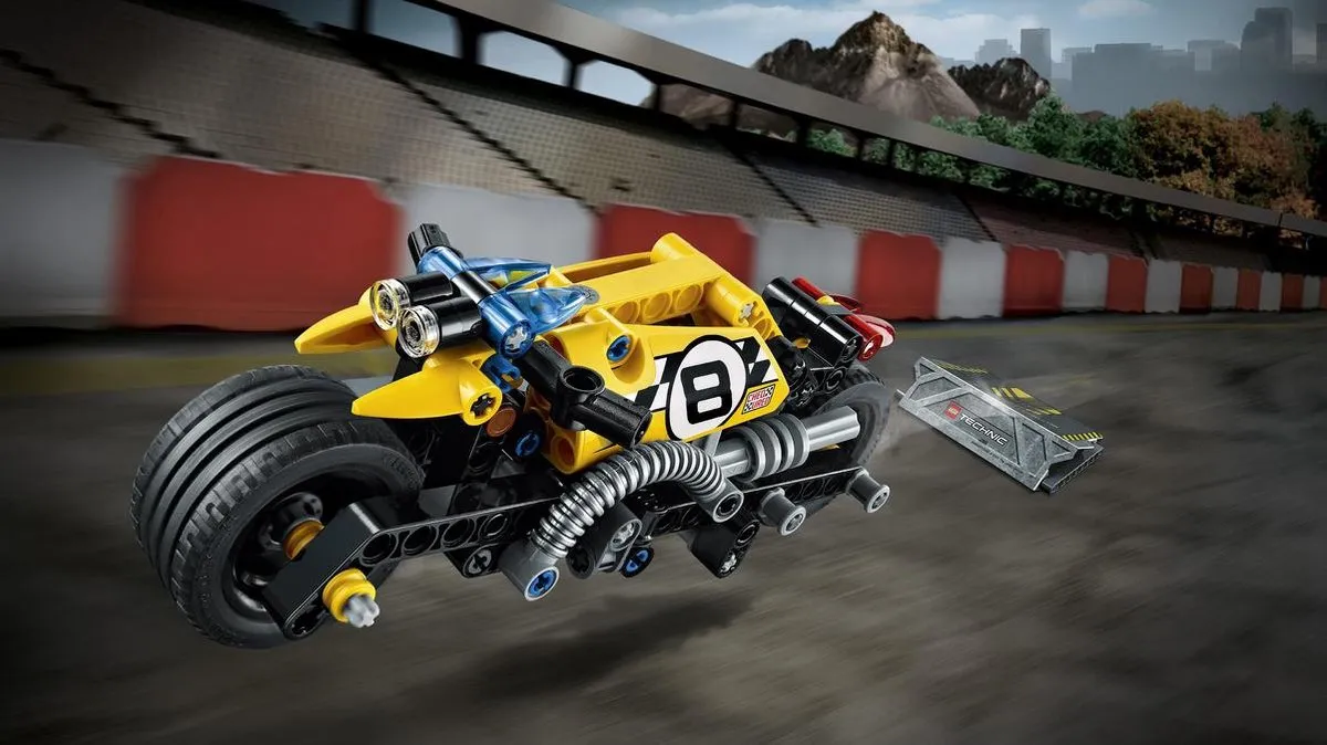 LEGO Technic Stuntmotor 42058 - 140 Stukken - Zwart