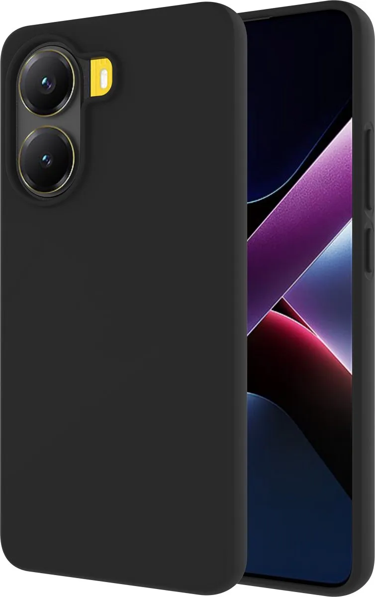 Just in Case Hoesje Xiaomi Poco X7 Pro Siliconen - Zwart