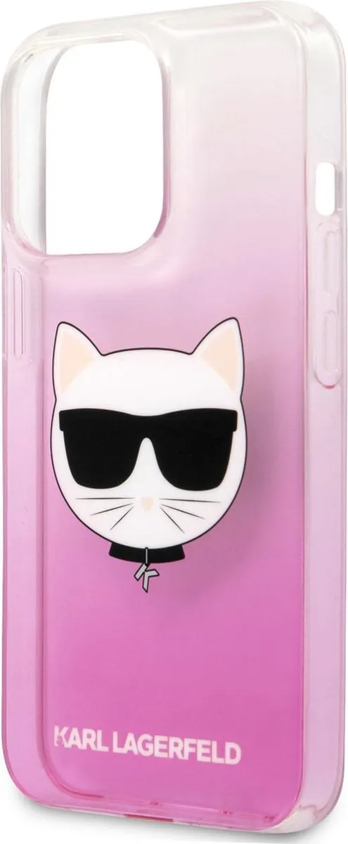 Karl Lagerfeld Choupette Hoesje iPhone 13 Pro Max - Roze - MPN 3666339028008 - afbeelding 6 van 6