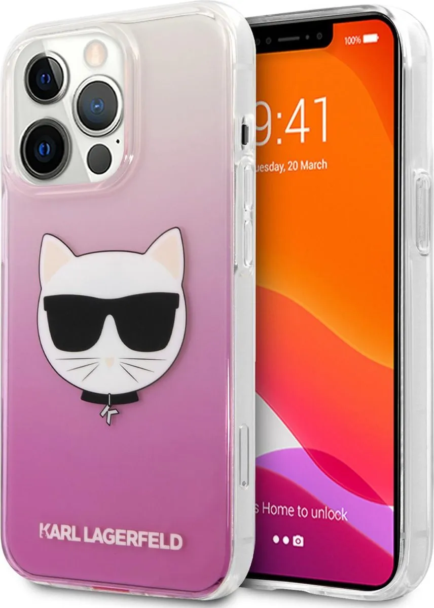 Karl Lagerfeld Choupette Hoesje iPhone 13 Pro Max