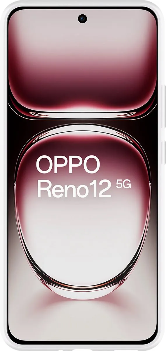 Just in Case Oppo Reno12 Siliconen Hoesje - Transparant - MPN 8333124