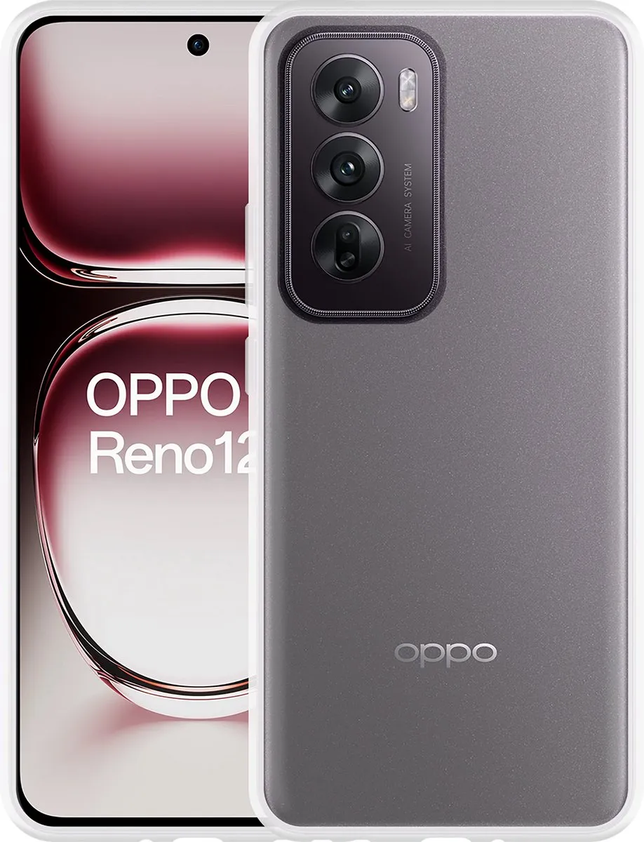 Just in Case Oppo Reno12 Siliconen Hoesje - Transparant - MPN 8333124 - afbeelding 6 van 6