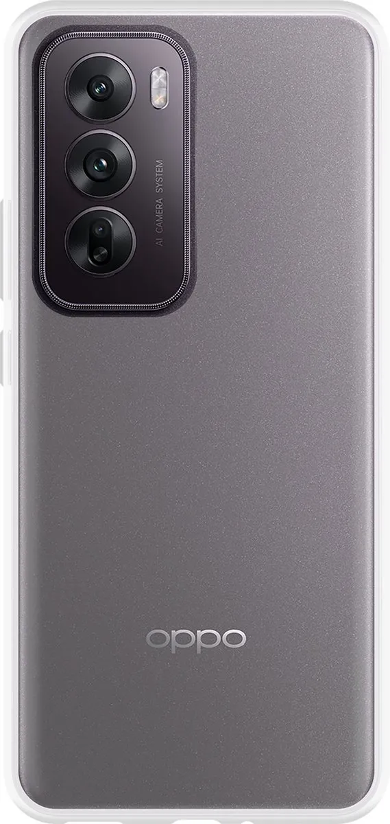 Just in Case Oppo Reno12 Siliconen Hoesje - Transparant - MPN 8333124