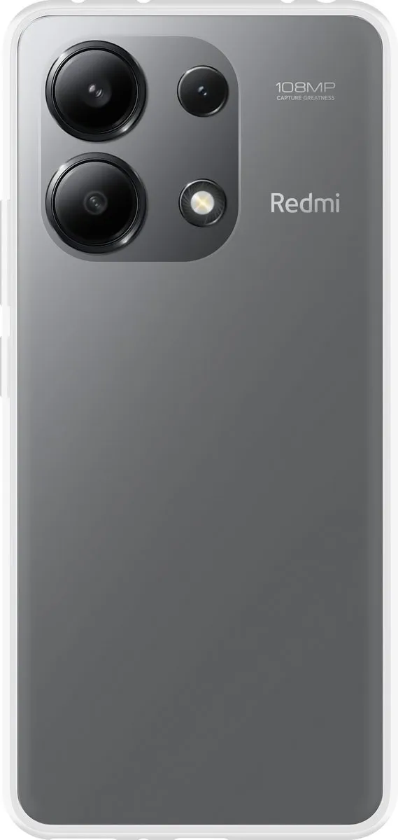 Just in Case Hoesje Xiaomi Redmi Note 13 4G - Transparant