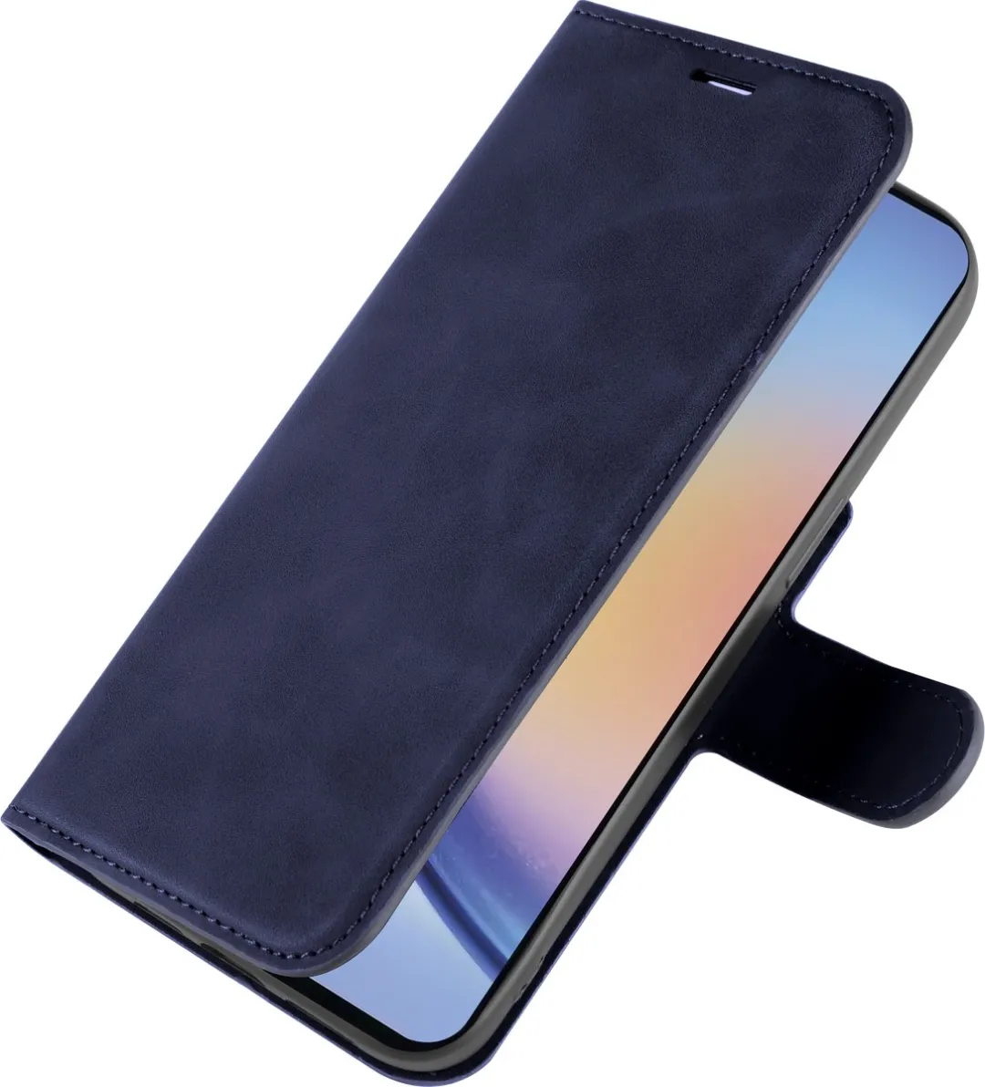 Just in Case Hoesje Samsung Galaxy A34 - 4 Pasjes Blauw