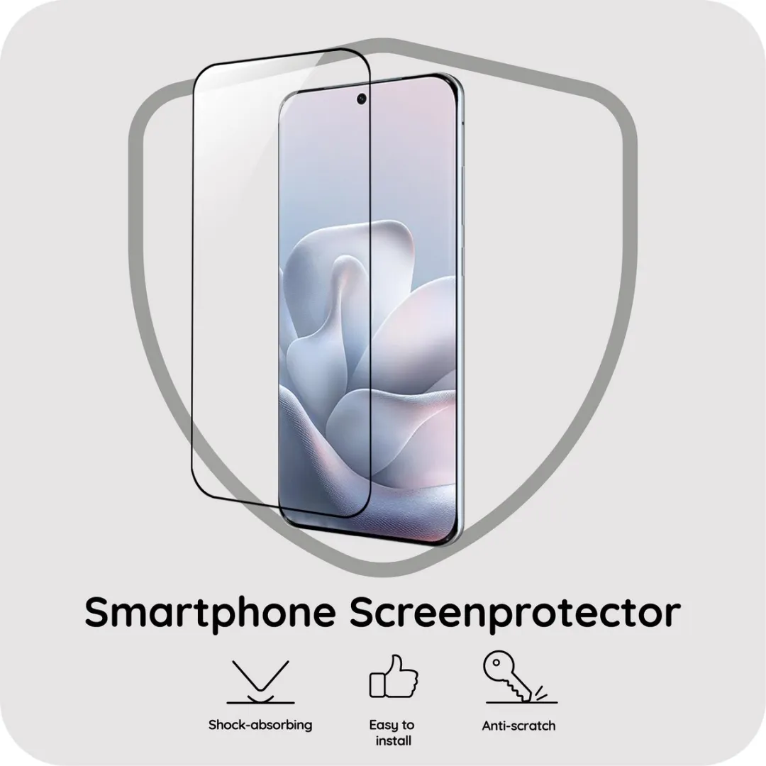 Just in Case Screenprotector Motorola Edge 70 Fusion - Full Cover Gehard Glas