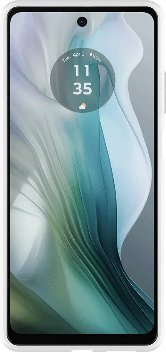 Just in Case Moto E14 Siliconen Hoesje - Transparant - MPN 8522887 - afbeelding 6 van 6