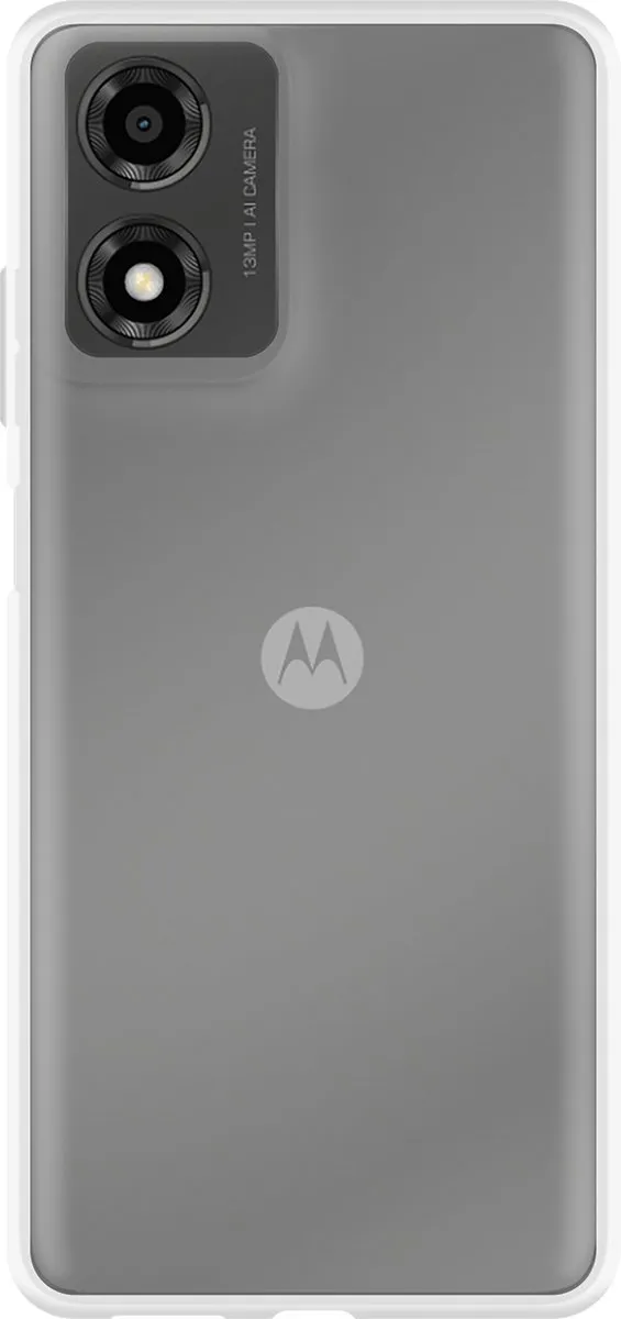 Just in Case Moto E14 Siliconen Hoesje - Transparant - MPN 8522887