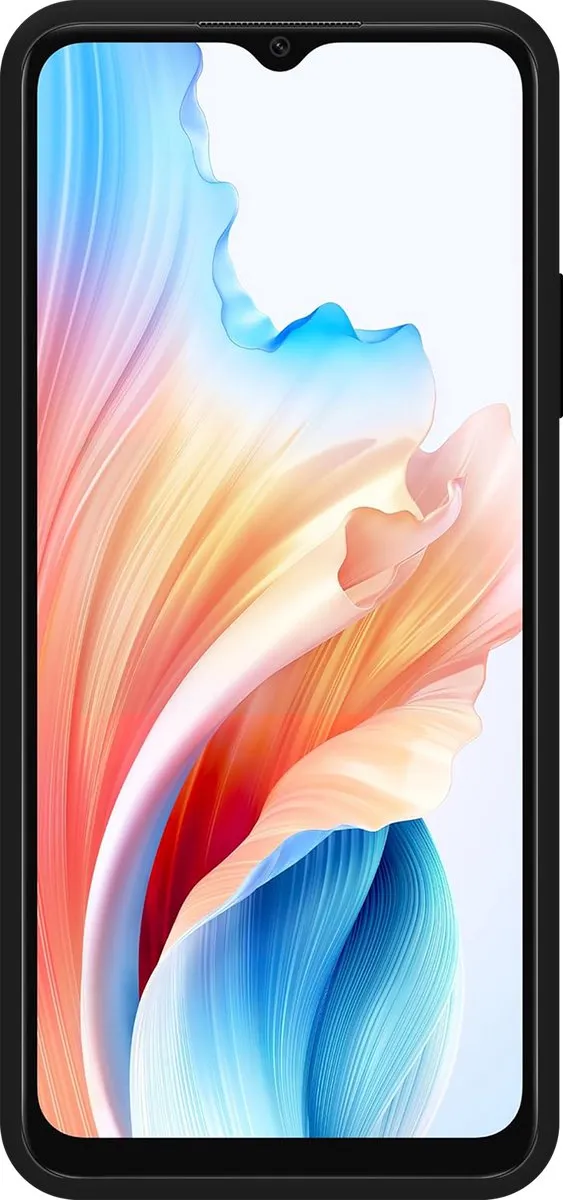 Just in Case Oppo A18/A38 Siliconen Hoesje - Zwart