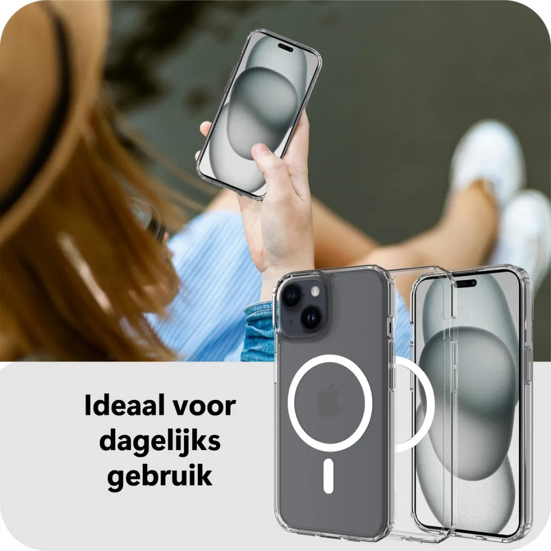 Just in Case iPhone 15 Hoesje MAP2438AE0 - Transparant