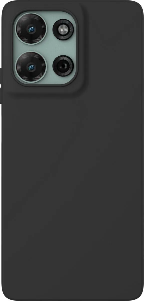Just in Case Moto G15 Siliconen Hoesje - Zwart