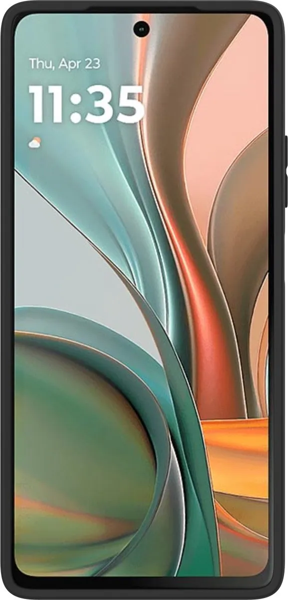 Just in Case Moto G15 Siliconen Hoesje - Zwart