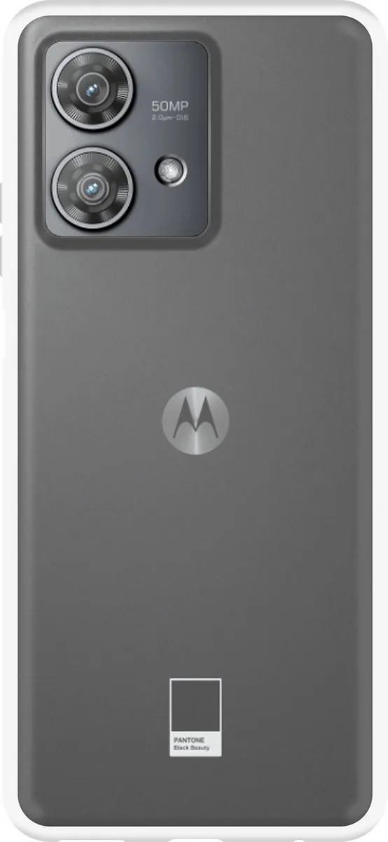 Just in Case Motorola Edge 40 Neo Siliconen Hoesje - Transparant - MPN 8334619 - afbeelding 2 van 6