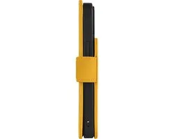 Just in Case iPhone 15 Hoesje Geel - 2-in-1 Bookcase met Pasjeshouder
