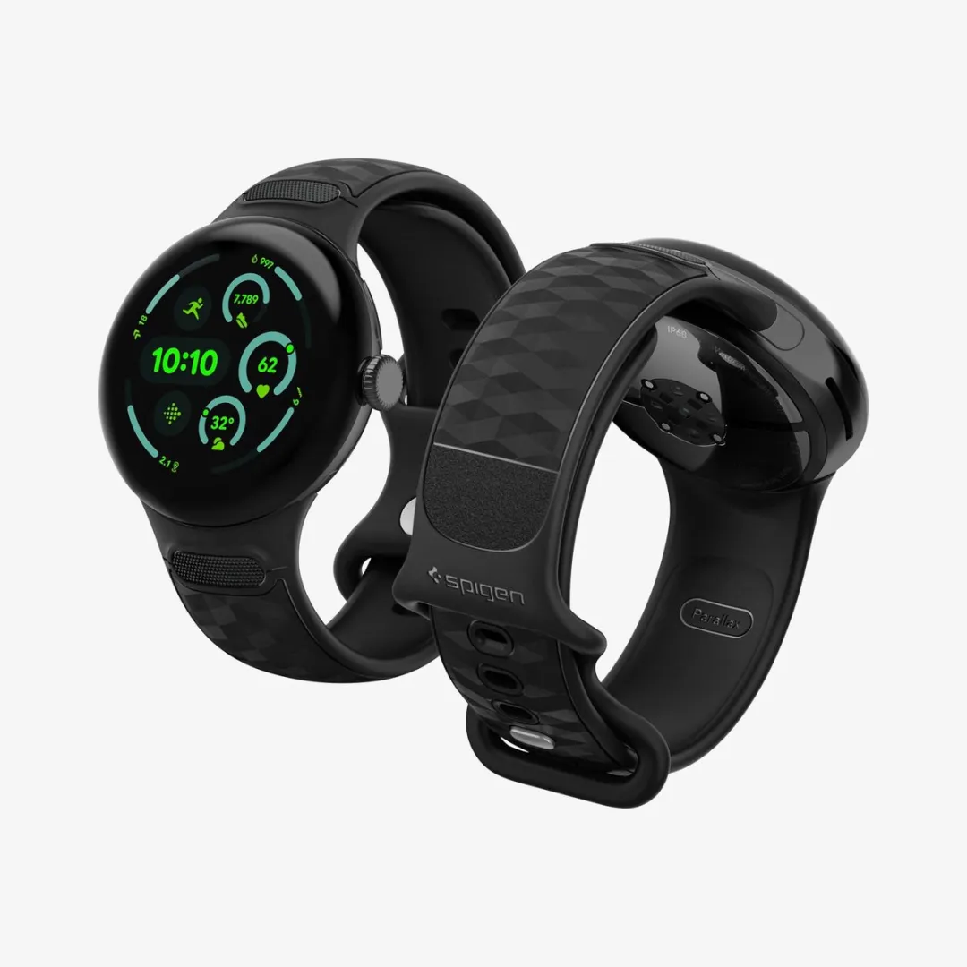 Spigen Parallax Band voor Google Pixel Watch 4/3 45mm - Matte Black V3