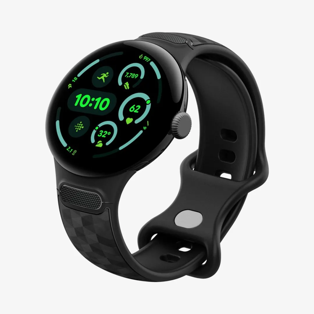 Spigen Parallax Band voor Google Pixel Watch 4/3 45mm - Matte Black V3 - afbeelding 6 van 6