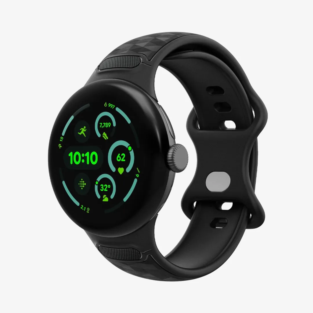Spigen Parallax Band voor Google Pixel Watch 4/3 45mm - Matte Black V3