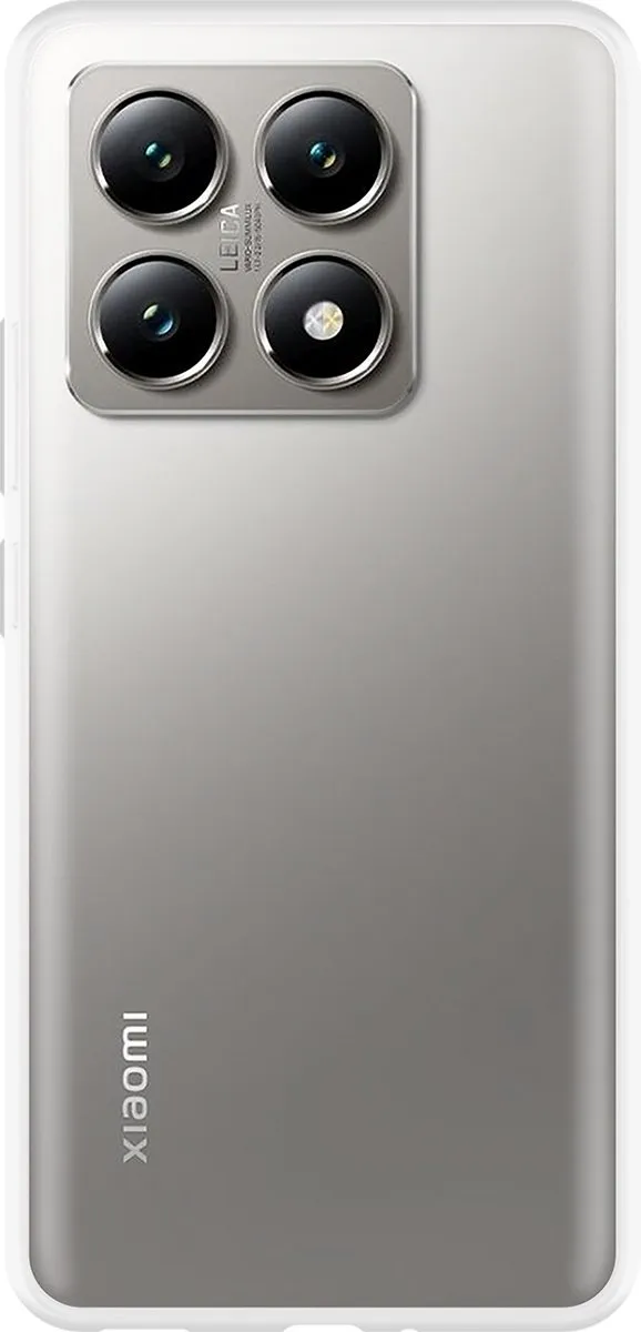 Just in Case Hoesje Xiaomi 14T Pro Siliconen - Transparant