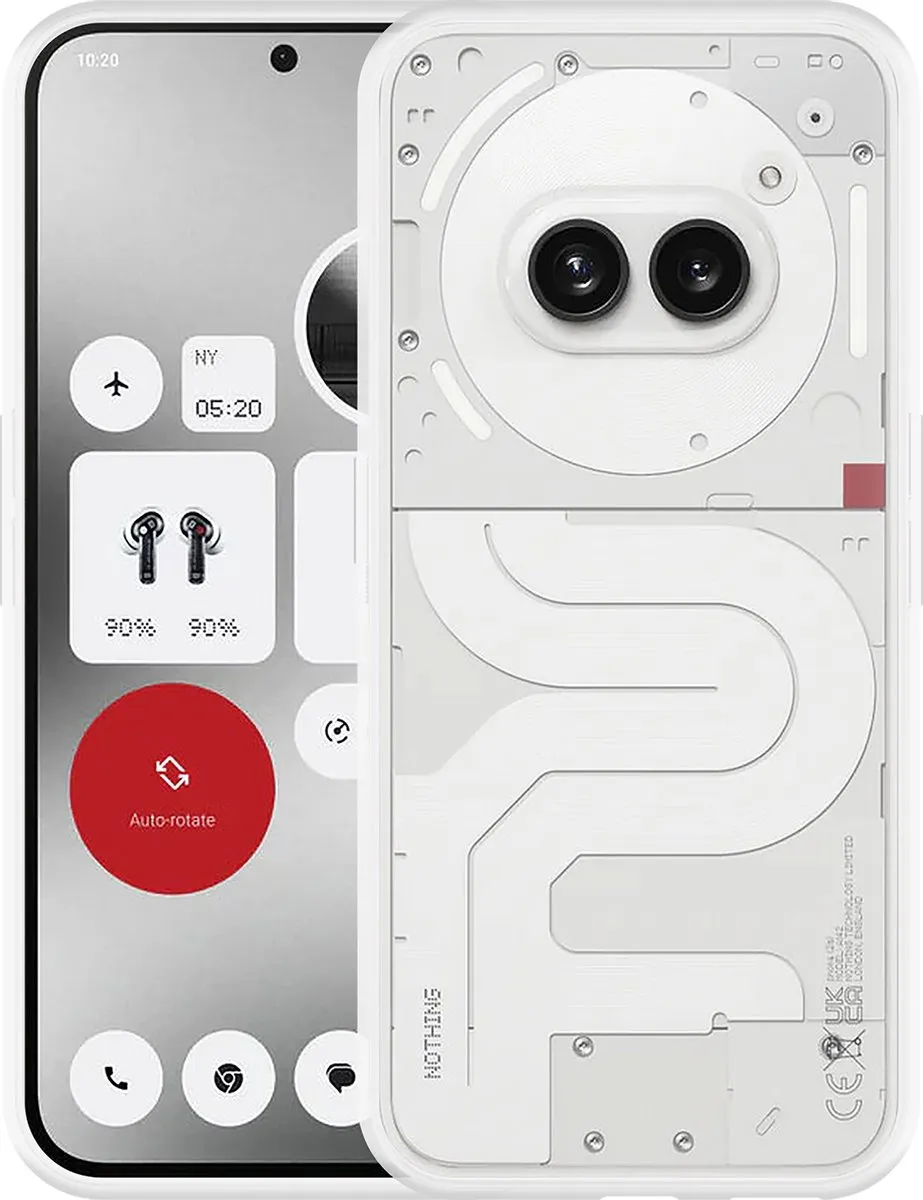 Just in Case Siliconen Hoesje Nothing Phone (2a) - Transparant