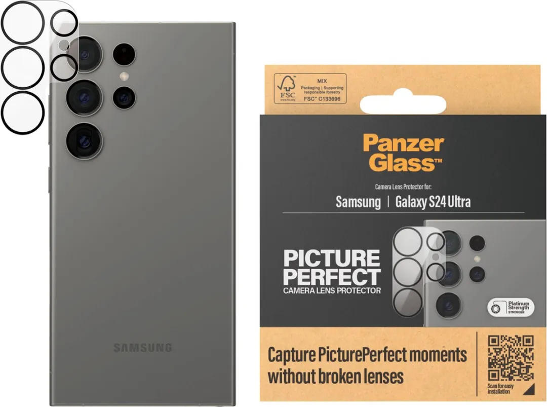 PanzerGlass Picture Perfect Camera Lens Protector - Samsung Galaxy S24 Ultra - afbeelding 6 van 6