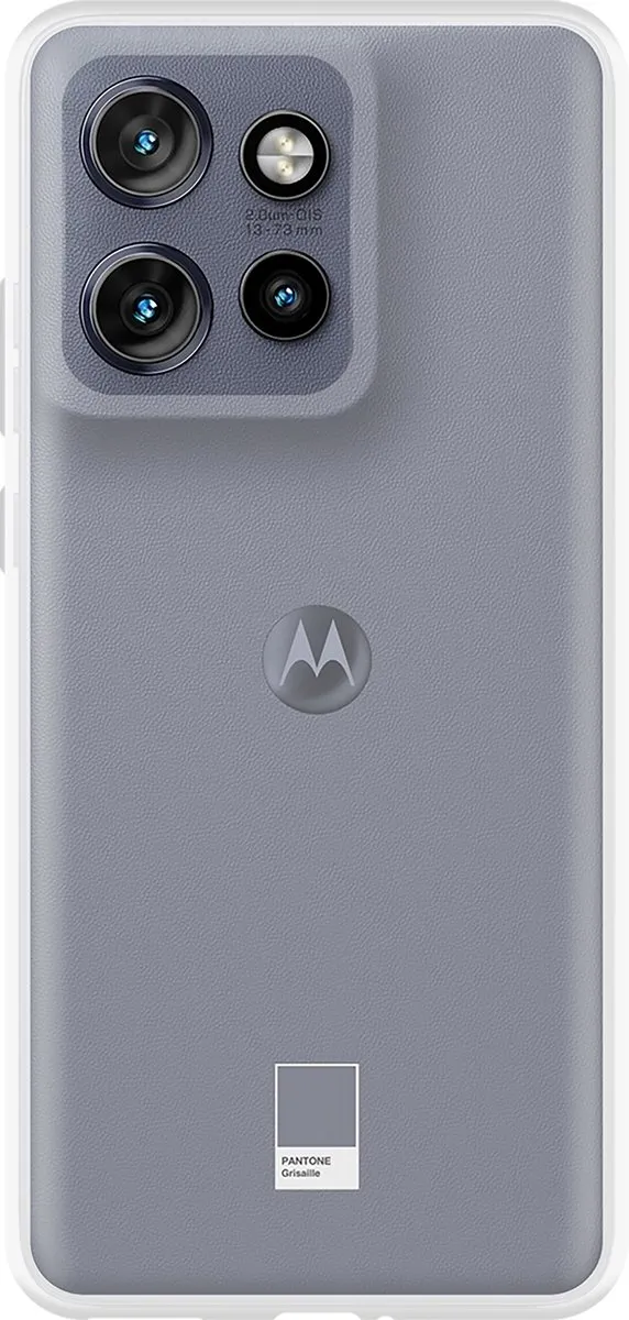 Just in Case Motorola Edge 50 Neo Siliconen Hoesje - Transparant - afbeelding 6 van 6