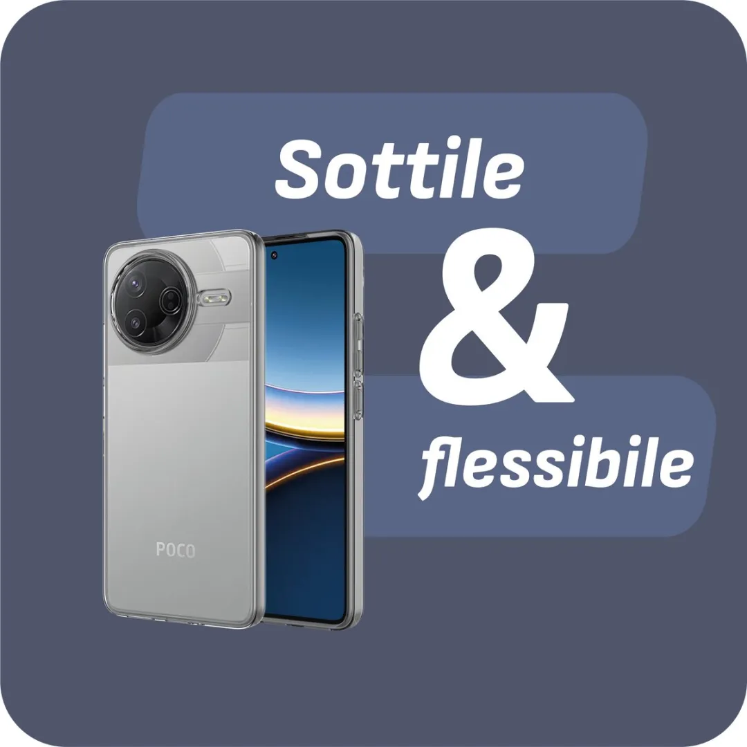Just in Case Hoesje Siliconen Xiaomi Poco F7 Pro 8510556 - Transparant