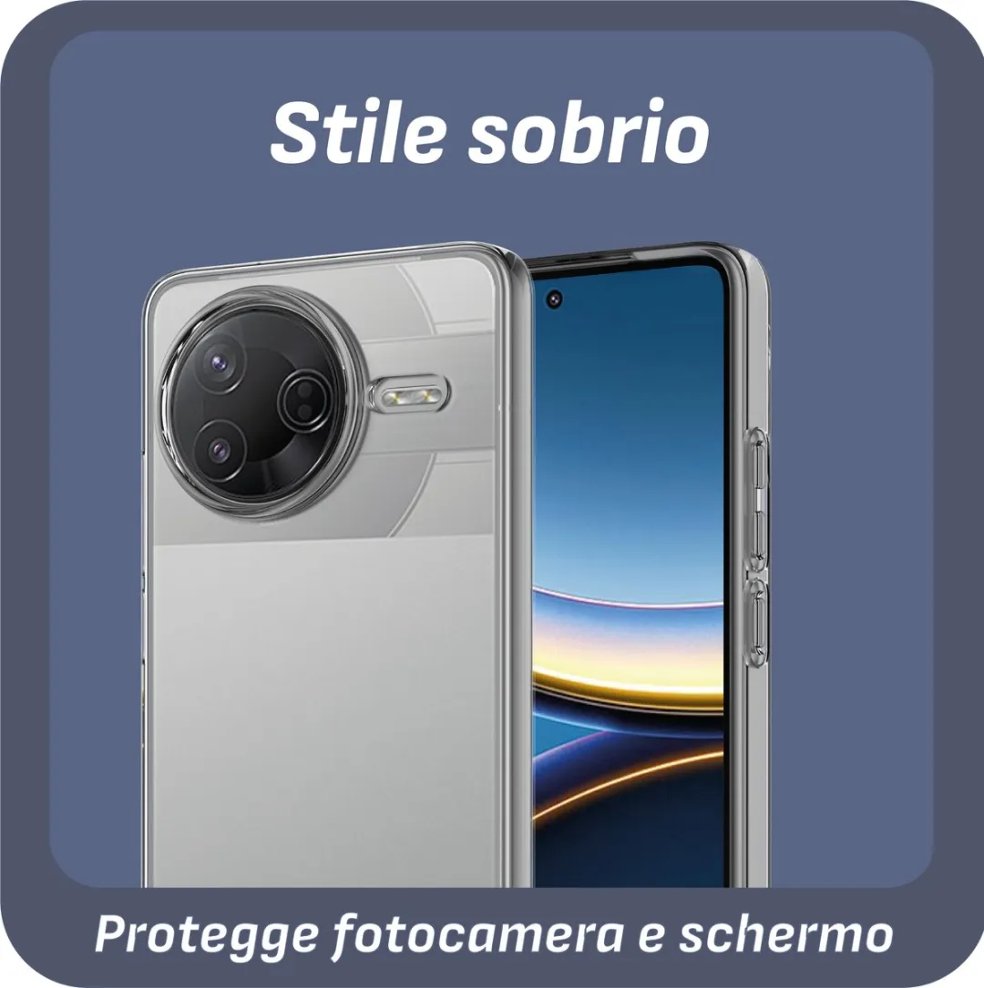Just in Case Hoesje Siliconen Xiaomi Poco F7 Pro 8510556 - Transparant
