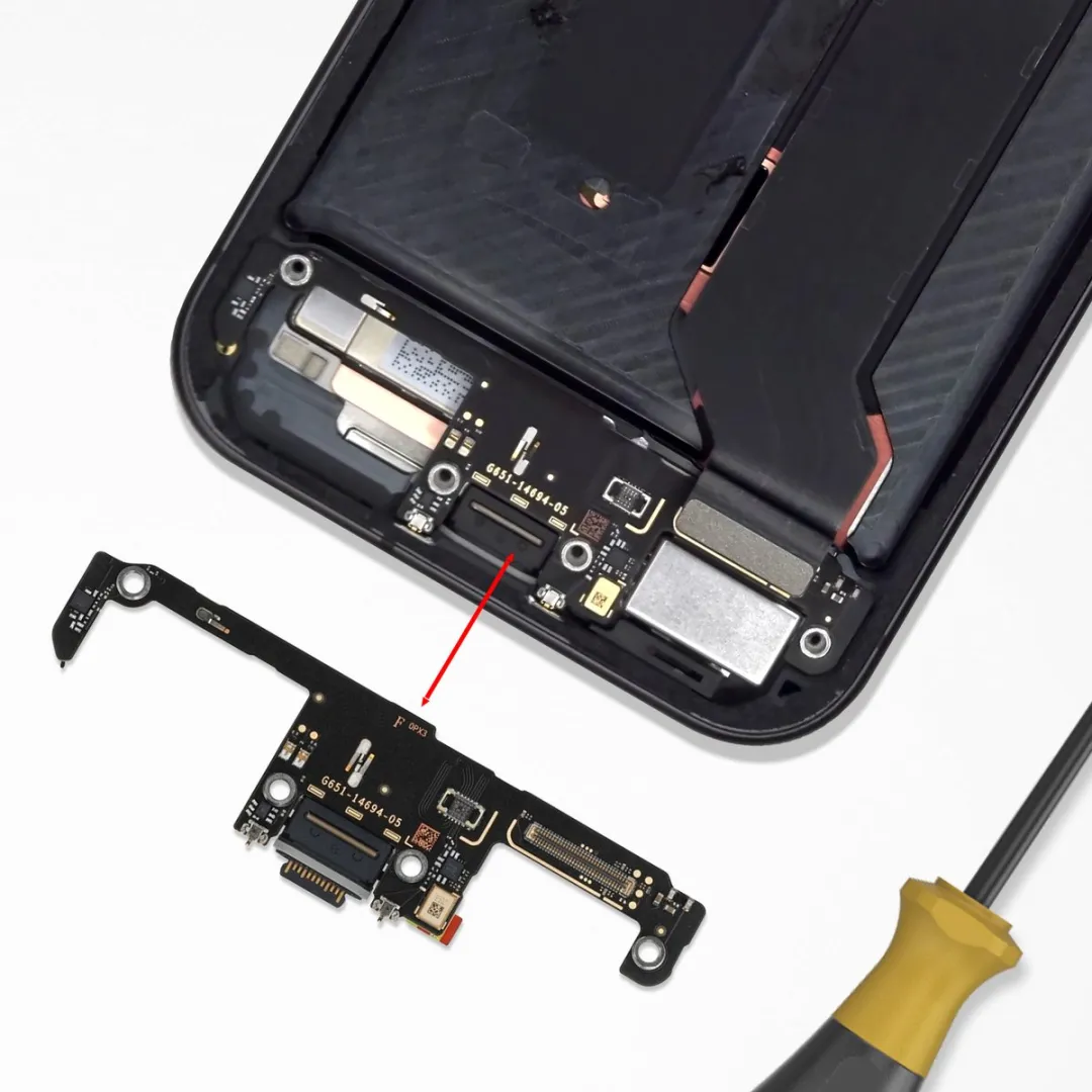Google Pixel 10 USB-C Oplaadconnector - Zwart