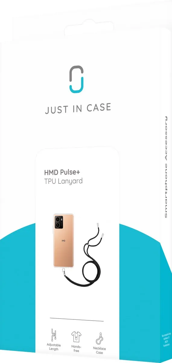 Just in Case Hoesje met Koord HMD Pulse+ - Transparant