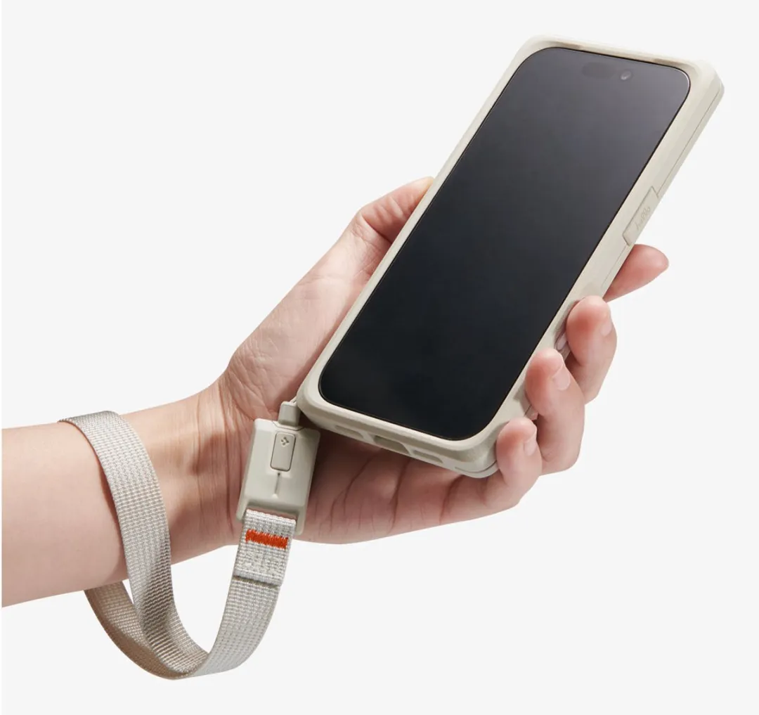Spigen Univ Wrist Lanyard AFA10617 - Stone - afbeelding 5 van 6
