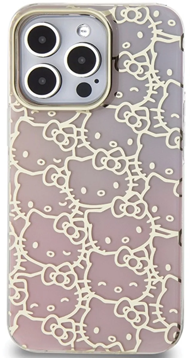 Hello Kitty Gradient Electrop Hoesje iPhone 14 Pro Max - Roze