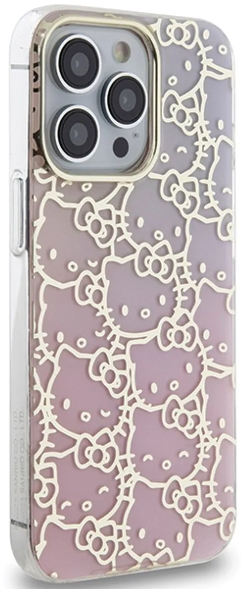 Hello Kitty Gradient Electrop Hoesje iPhone 14 Pro Max - Roze
