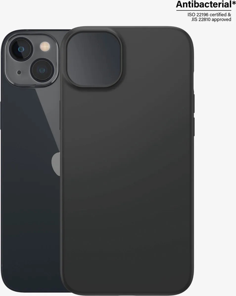 PanzerGlass Biologisch Afbreekbaar Hoesje iPhone 14/15 Plus - Zwart