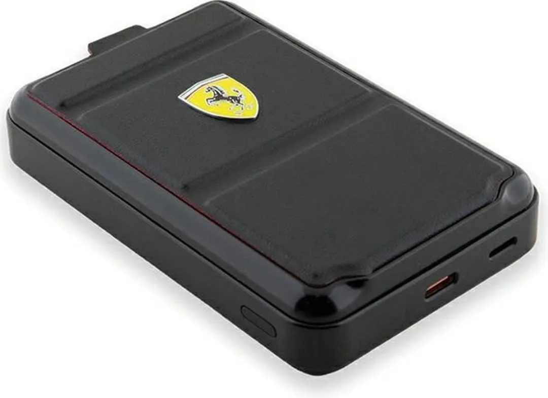 Ferrari Powerbank 10000mAh - MagSafe 15W - Zwart