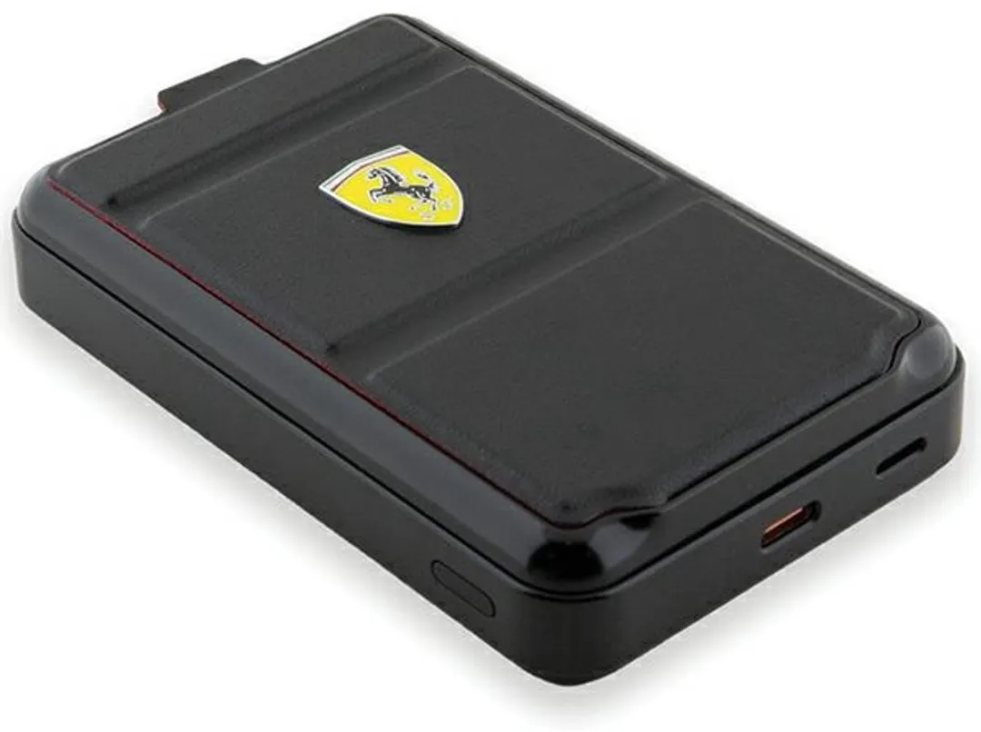 Ferrari Powerbank 10000mAh - MagSafe 15W - Zwart