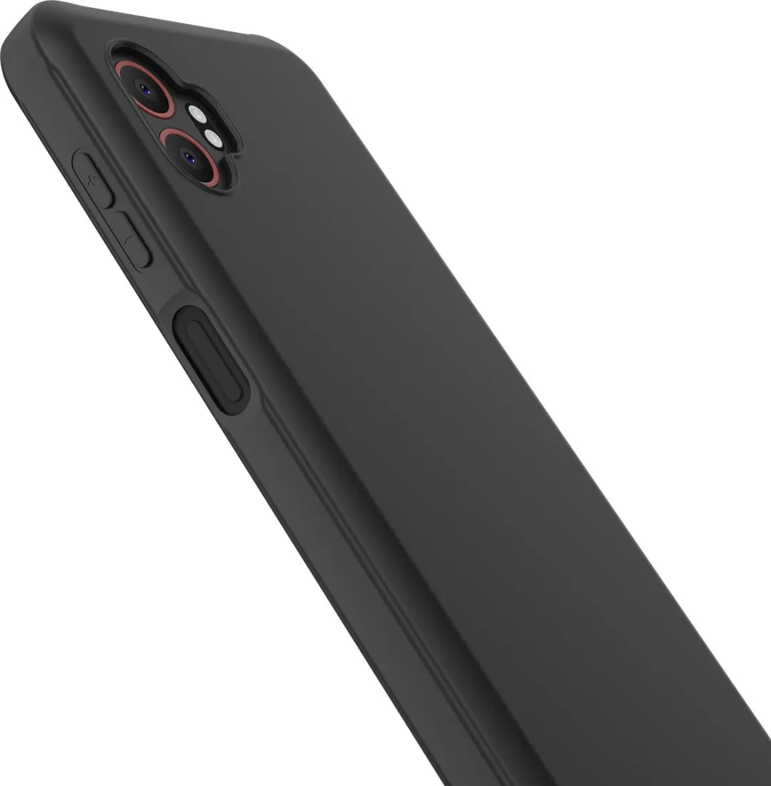 Just in Case Hoesje Samsung Galaxy Xcover 7 Pro Siliconen - Zwart