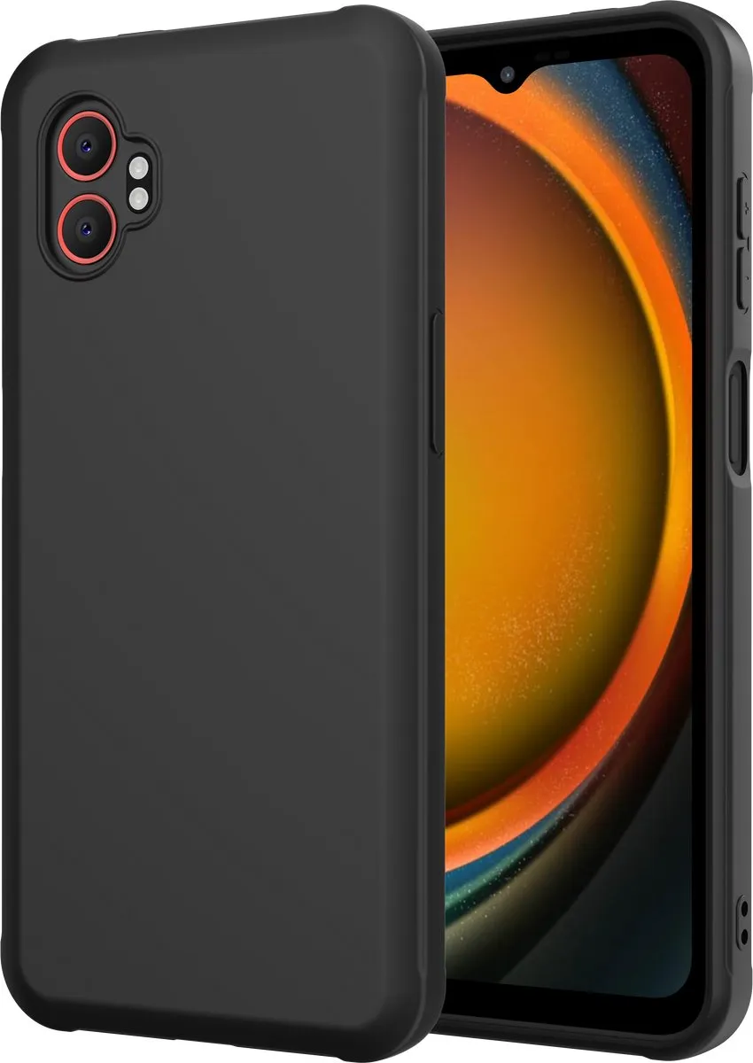 Just in Case Hoesje Samsung Galaxy Xcover 7 Pro Siliconen - Zwart - afbeelding 6 van 6