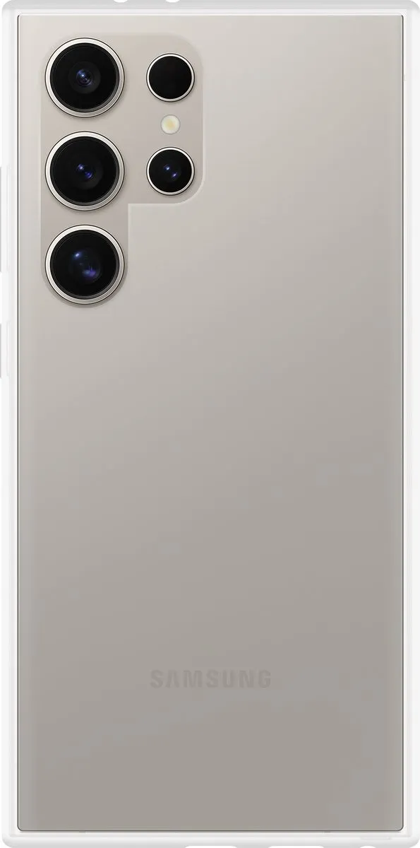Just in Case Hoesje Samsung Galaxy S24 Ultra Siliconen - Transparant 8326546