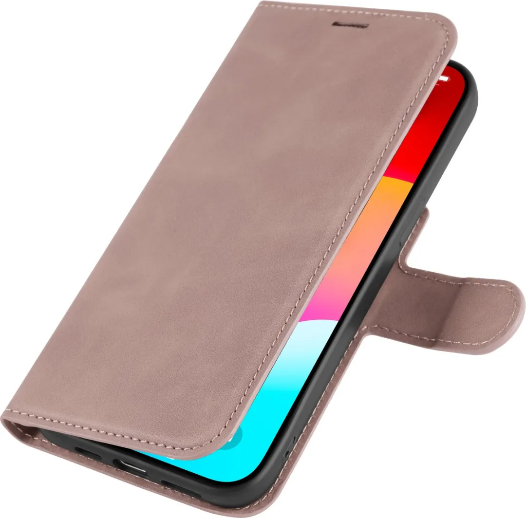 Just in Case iPhone 15 Hoesje Pasjeshouder Roze - 8310699 - afbeelding 6 van 6