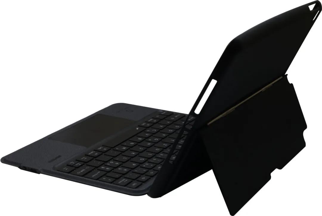 Just in Case Back Cover + Toetsenbord voor iPad 9e/8e Gen - Zwart
