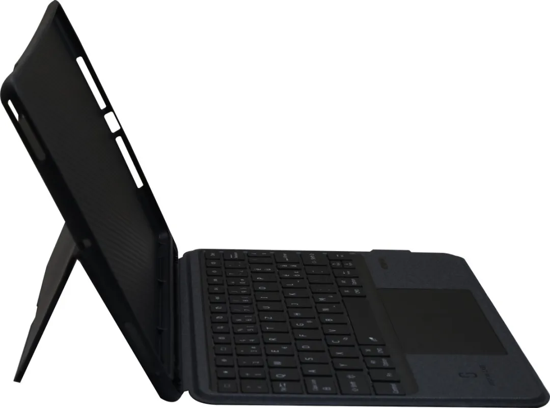 Just in Case Back Cover + Toetsenbord voor iPad 9e/8e Gen - Zwart