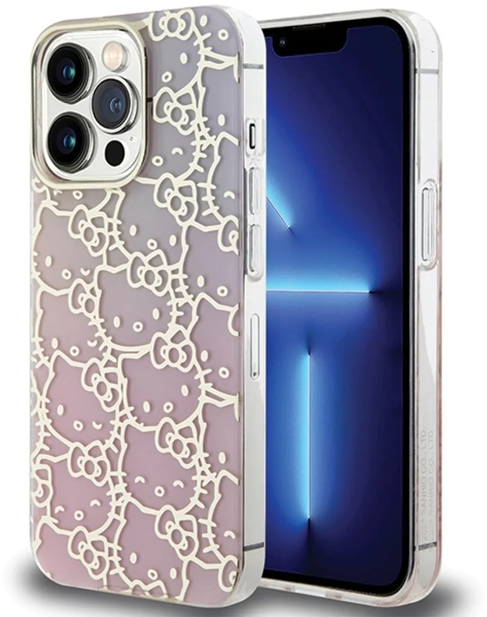 Hello Kitty iPhone 15 Pro Hoesje Gradient Roze
