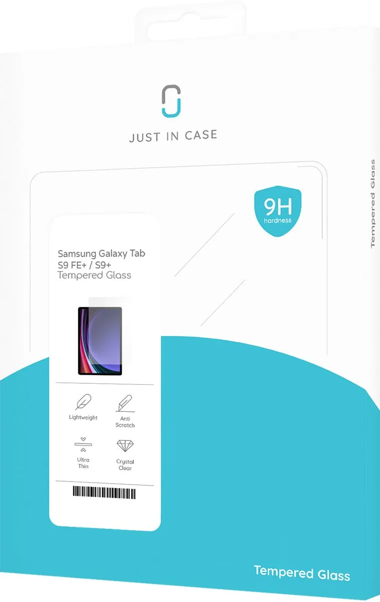 Just in Case Screenprotector 8482730 - Samsung Galaxy Tab S9 FE/S10+ - Transparant - afbeelding 6 van 6